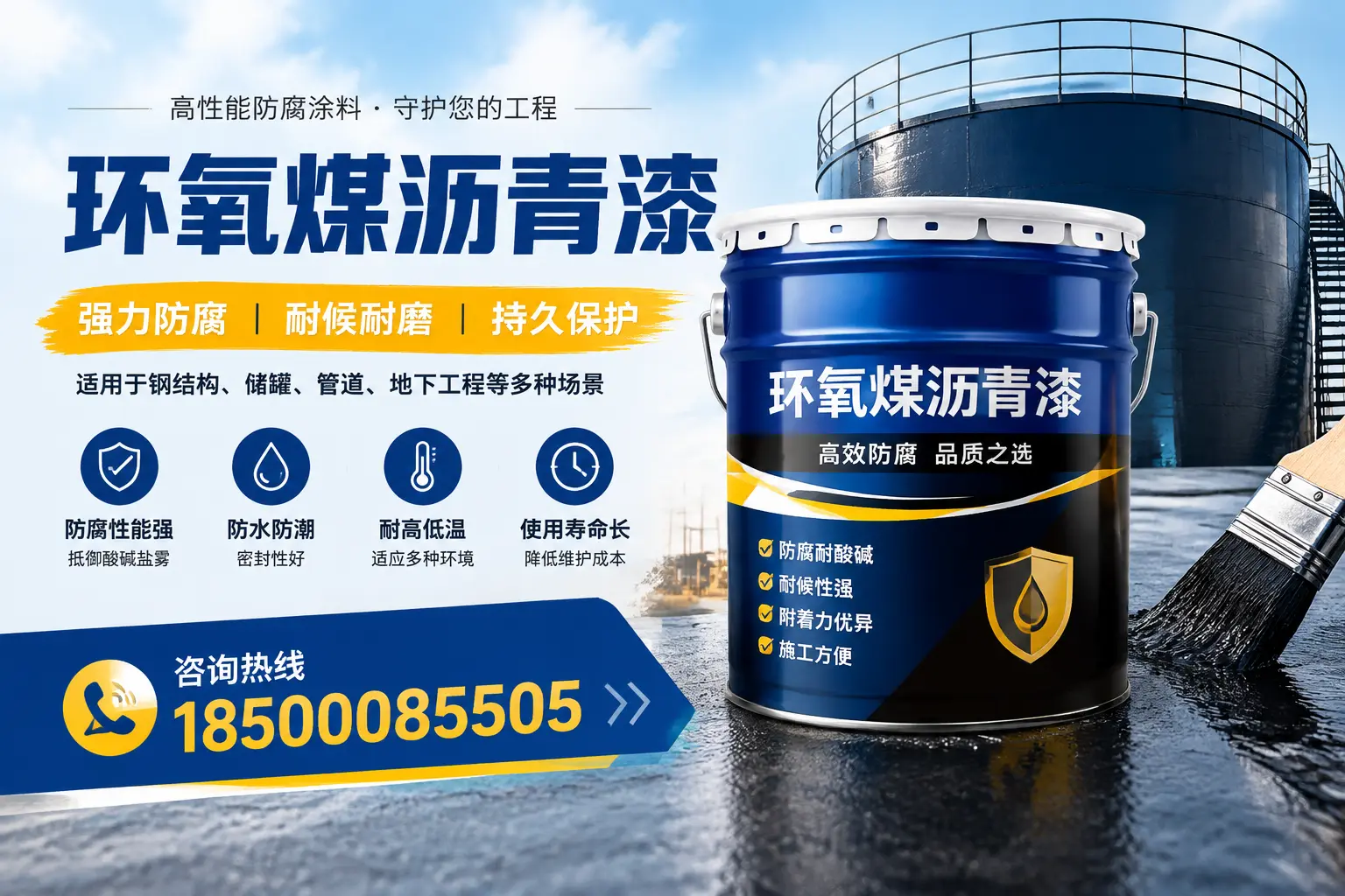 环氧煤沥青漆在工业中的应用,苏州企业的选择